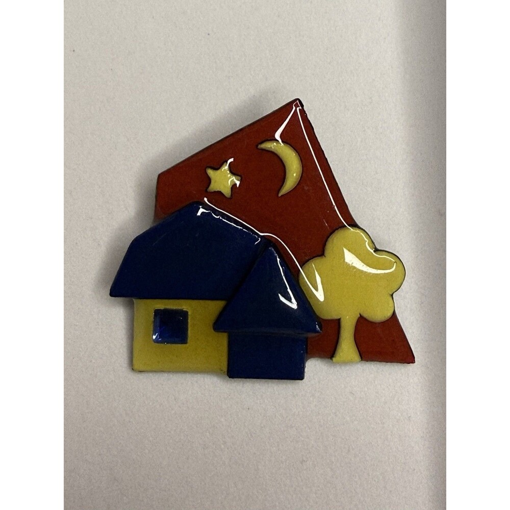 🔥Fourth of July House Pins by Lucinda Moon Star Red Yellow Blue - Ships Fast